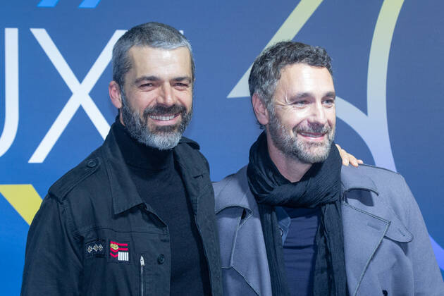 Italy: Red Carpet for 30th anniversary of Lux Vide Luca Argentero and Raoul Bova attend the red carpet for 30 years of L