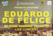 A Piano di Sorrento Eduardo De Felice in concerto per Progetti d’Autore “IN OGNI GIORNO VISSUTO”